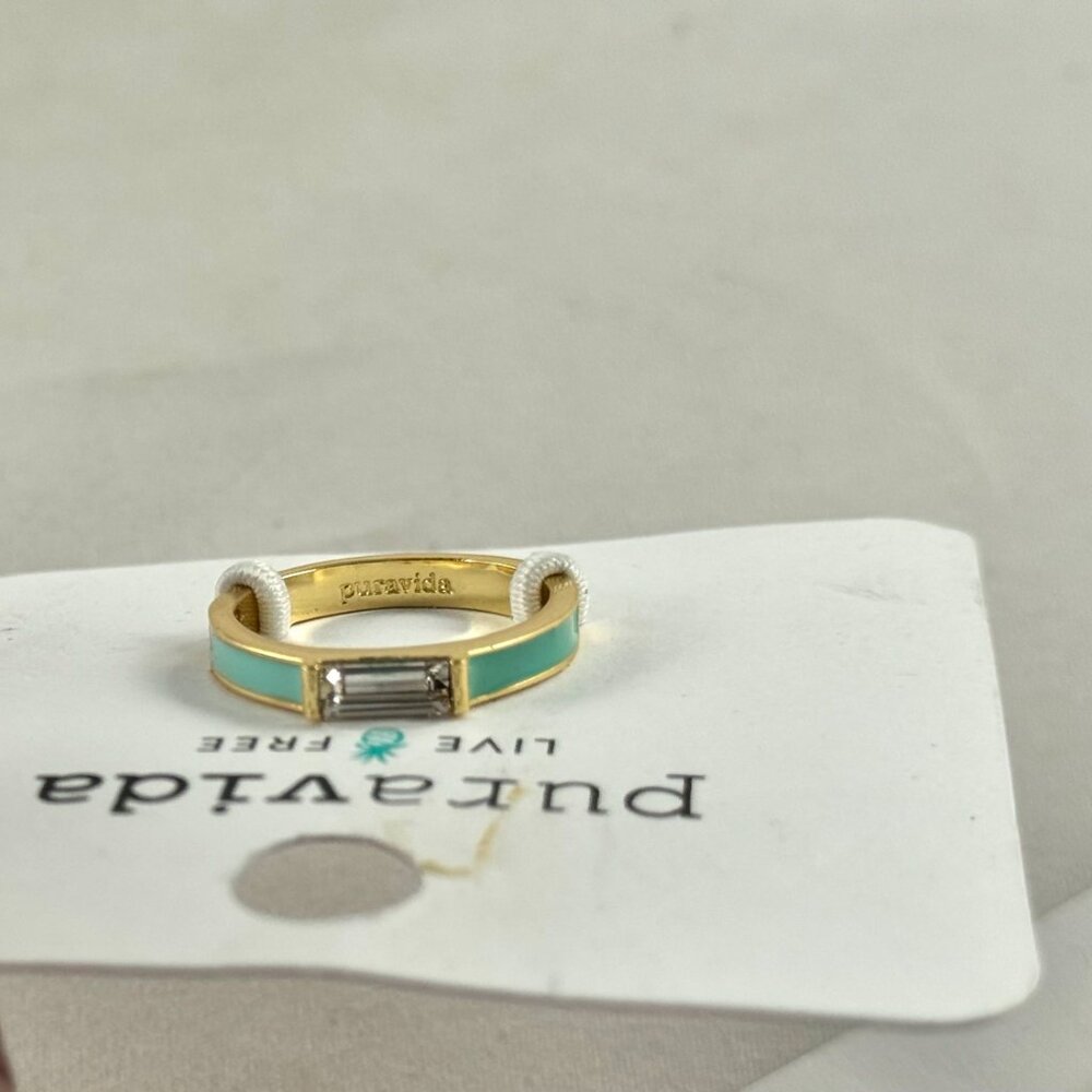 Stackable rings by Puravida. NWOT. On cards. All size 8 - Picture 5 of 6